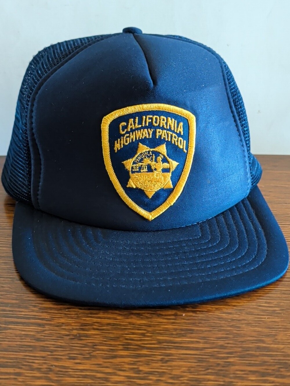 vintage california highway patrol snapback trucker hat